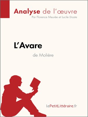 cover image of L'Avare de Molière (Analyse de l'oeuvre)
